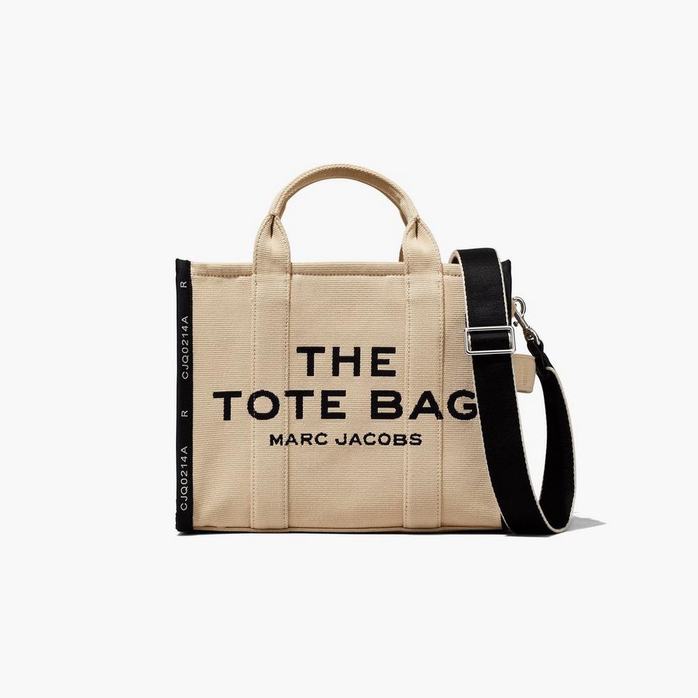 Bolsas Tote Marc Jacobs Jacquard Medium Feminino Marrom Portugal | 35061-TSIJ